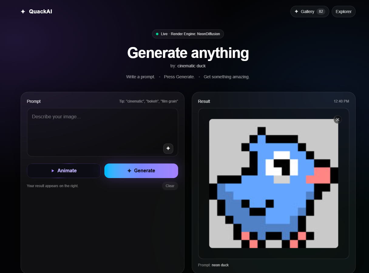 QuackAI App